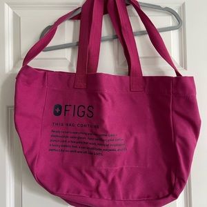 Figs Raspberry Tote Bag